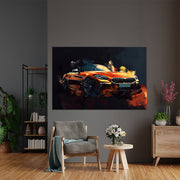 Bmw schilderij mixed