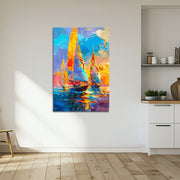 Zeilboot kunst