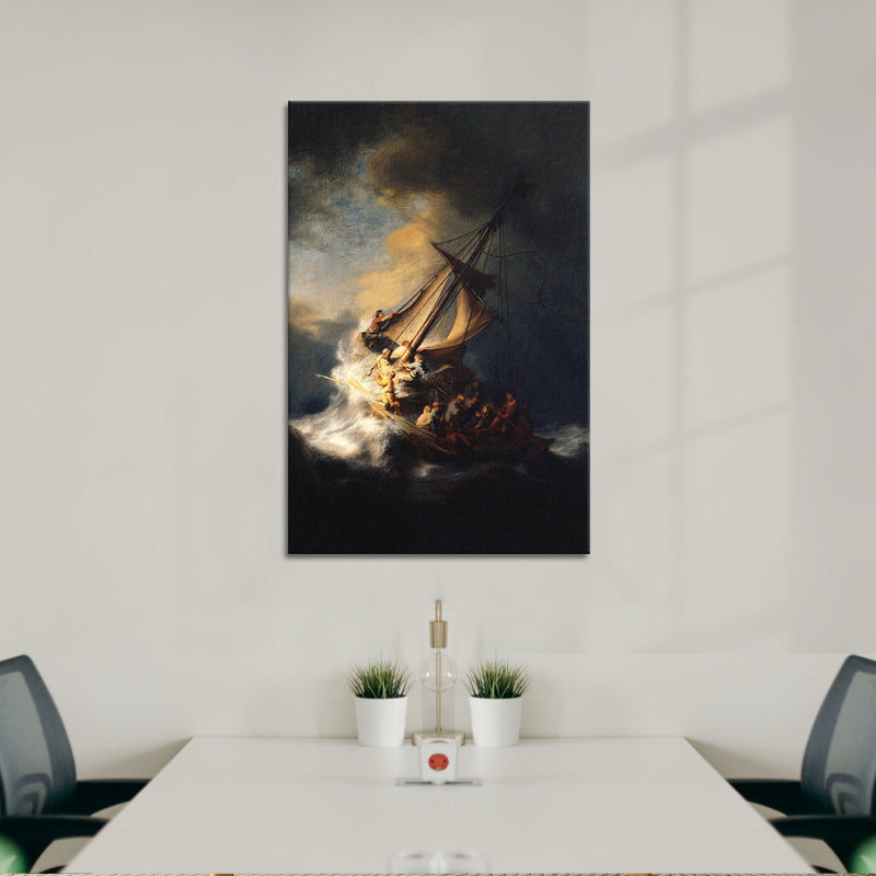 Christus in de storm op het meer van Galilea