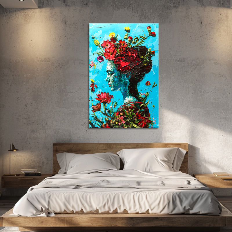 Frida Kahlo met de bloem I