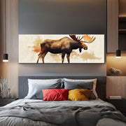 Panorama schilderij van een Eland