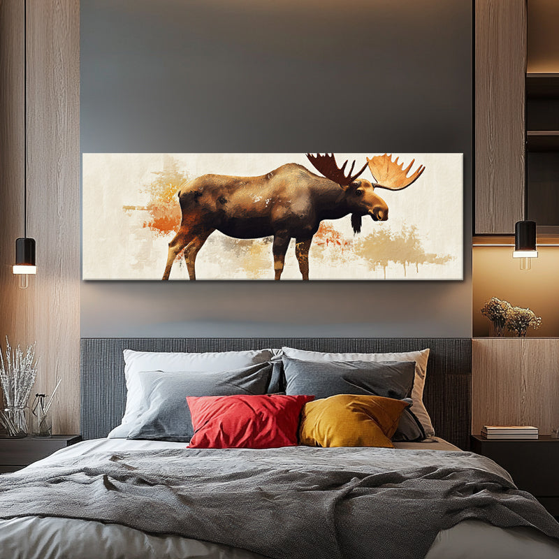 Panorama schilderij van een Eland