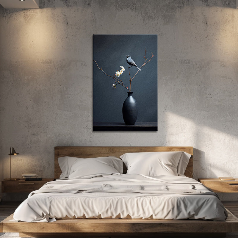 Vogel auf Ast