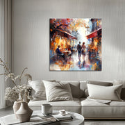 Café Terras schilderij