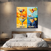 Cocktail canvas schilderij