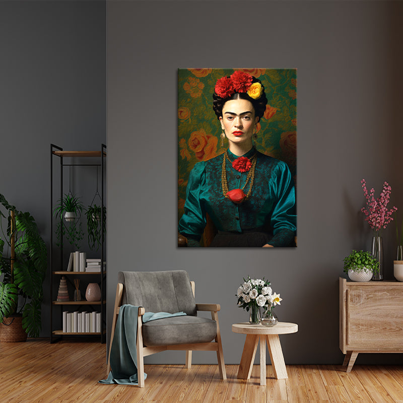 Frida Kahlo met de bloem