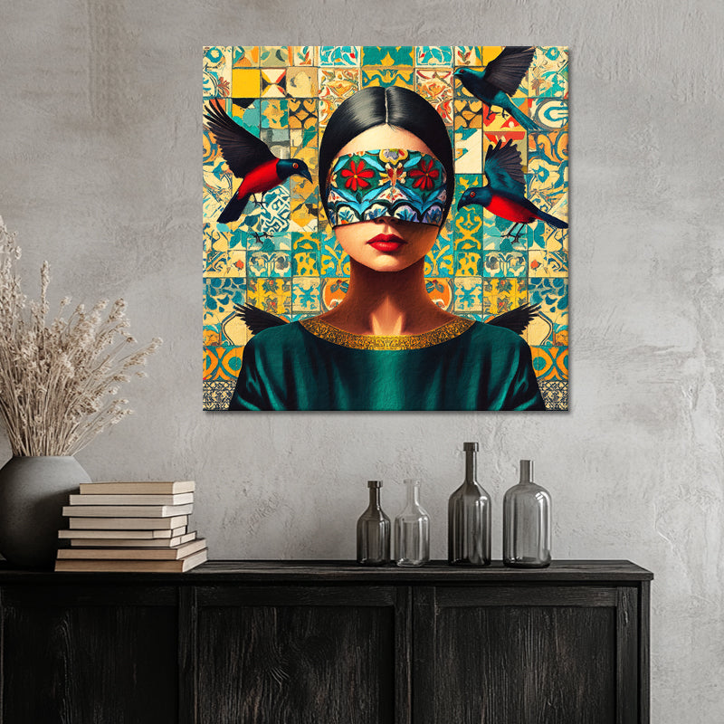 Frau im Mosaik III