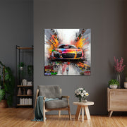 Audi R8 schilderij