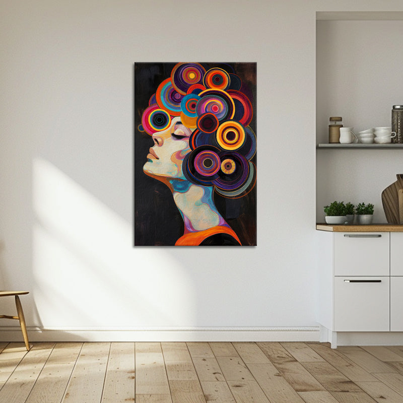 Vrouw met krullen III