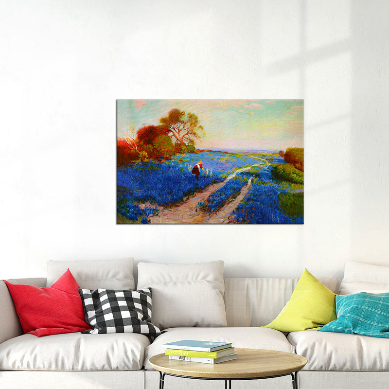 Bluebonnet Scène met een meisje - Julian Onderdonk