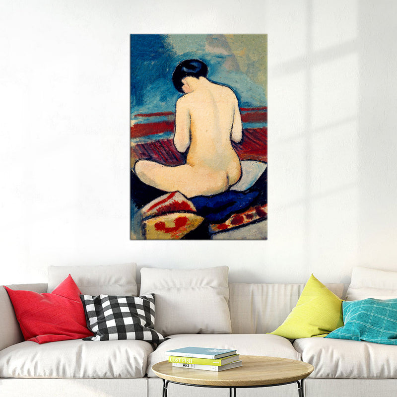 Sitting Nude with Pillow - Henri Matisse