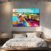 Schilderij Abstract landschap
