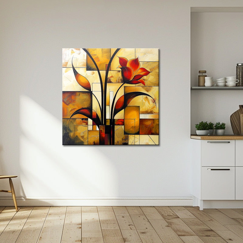 Kunst Abstrakte Blume