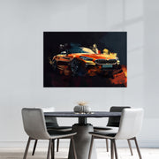 Bmw schilderij mixed