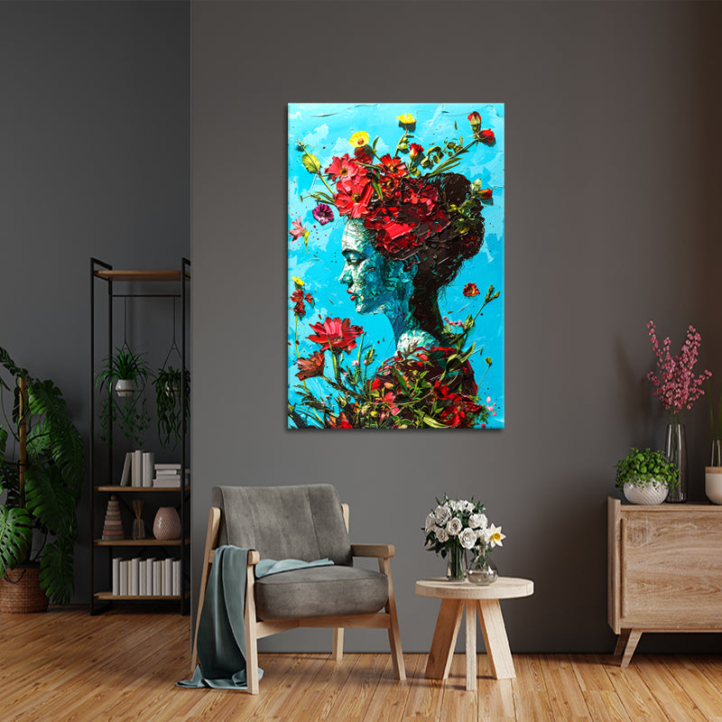 Frida Kahlo met de bloem I