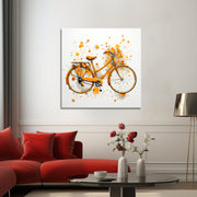 Oranje fiets