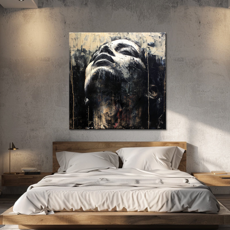 Schilderij vrouw in art