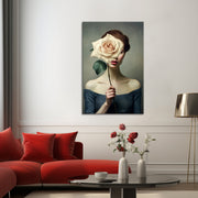 Die Frau mit der Blume