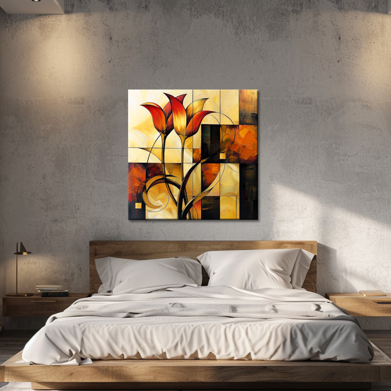 Kunst Abstract bloemen