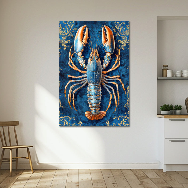 Hummer im Delfter-Blau-Stil IV