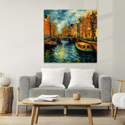 Amsterdam in Van Gogh stijl
