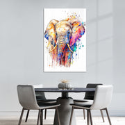 Gefärbter Elefant