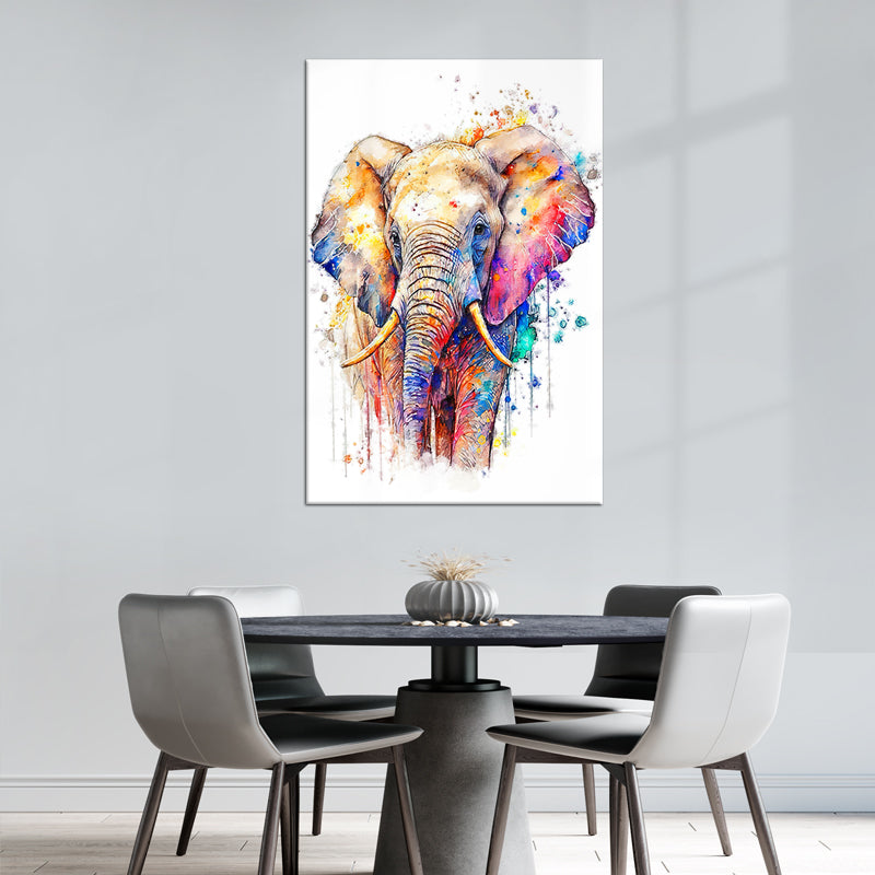Gefärbter Elefant
