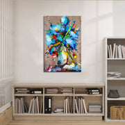 Blauw bloemen