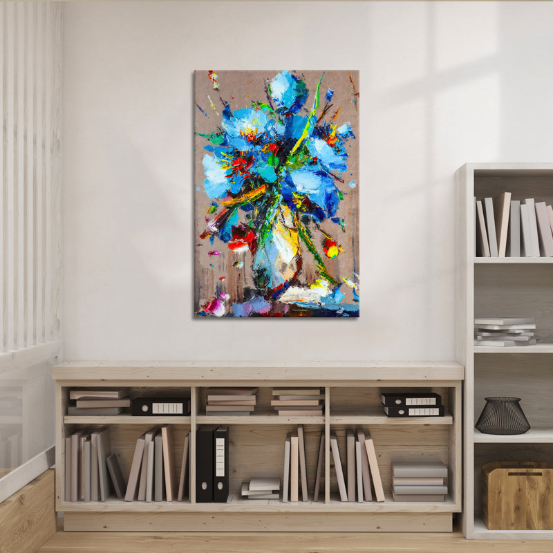 Blauw bloemen
