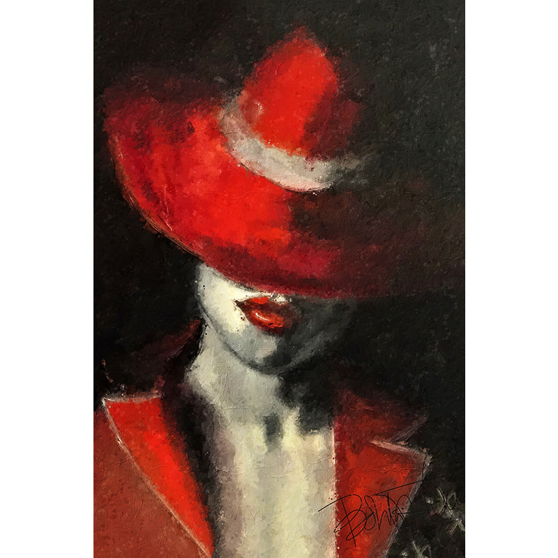 Lady in red