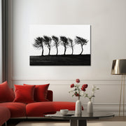 6 Bomen schilderij