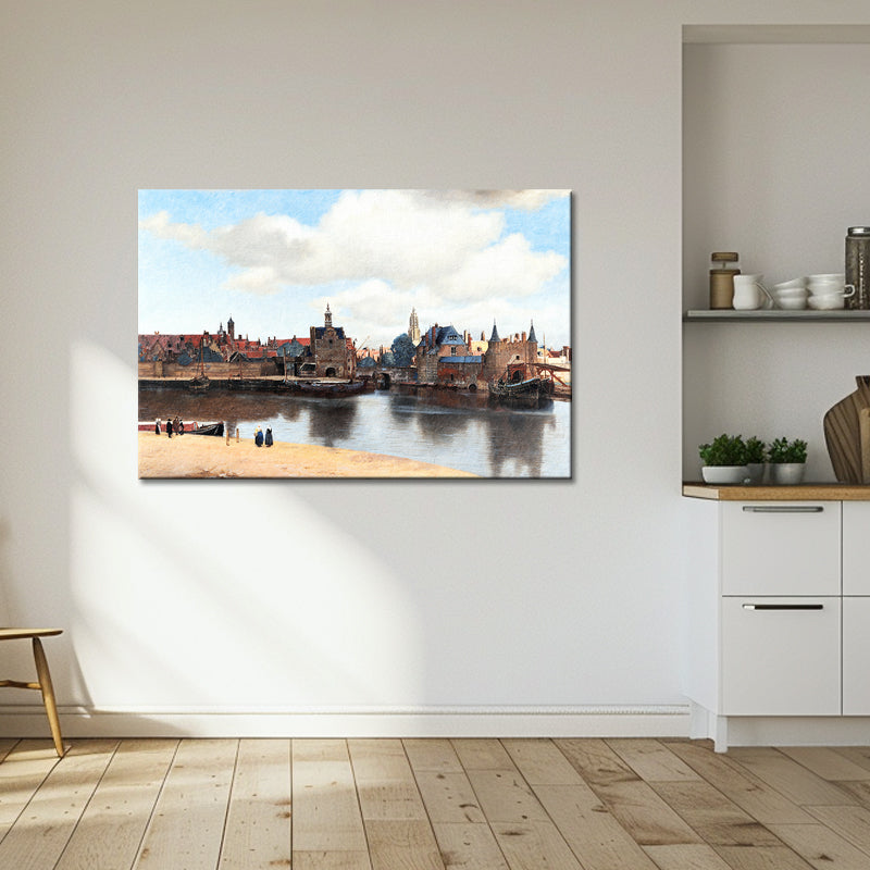 Ansicht von Delft von Vermeer