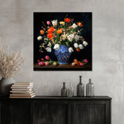 Schöne Vase mit Blumen