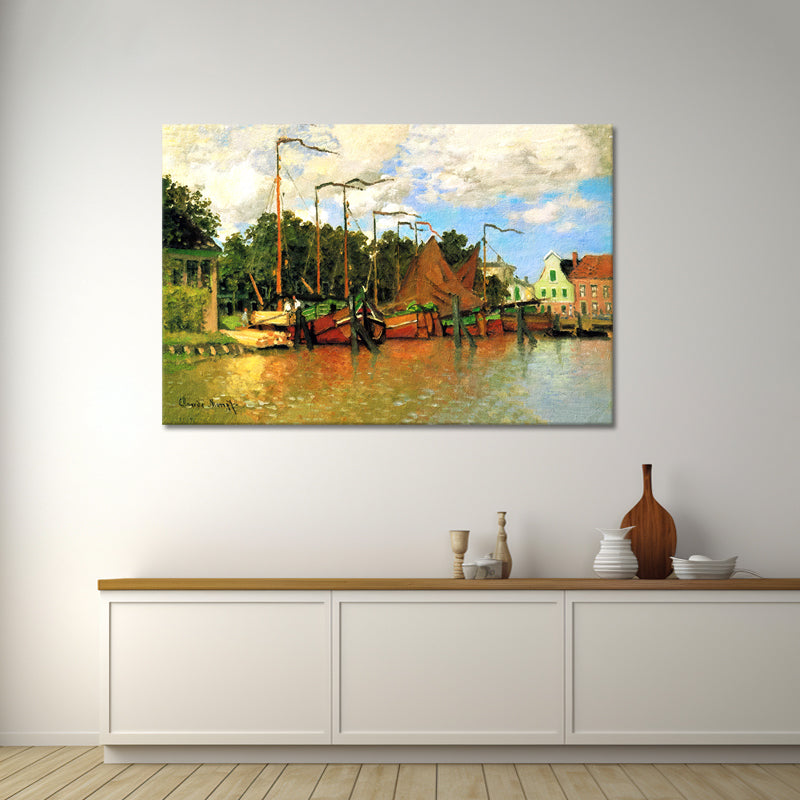 Boote bei Zaandam – Monet