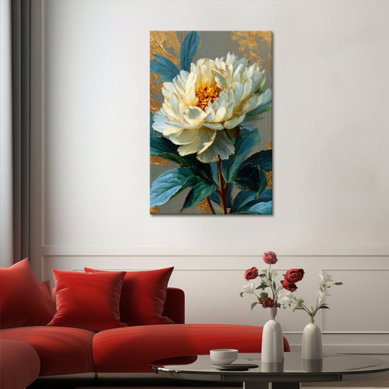 Expressieve Pioen Schilderij III
