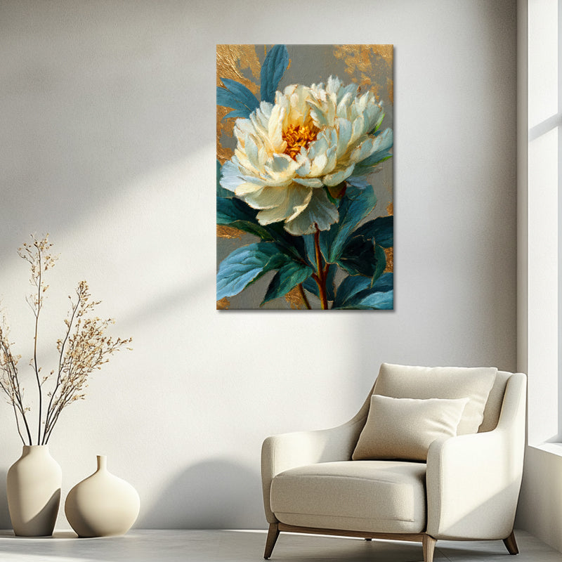 Expressieve Pioen Schilderij III