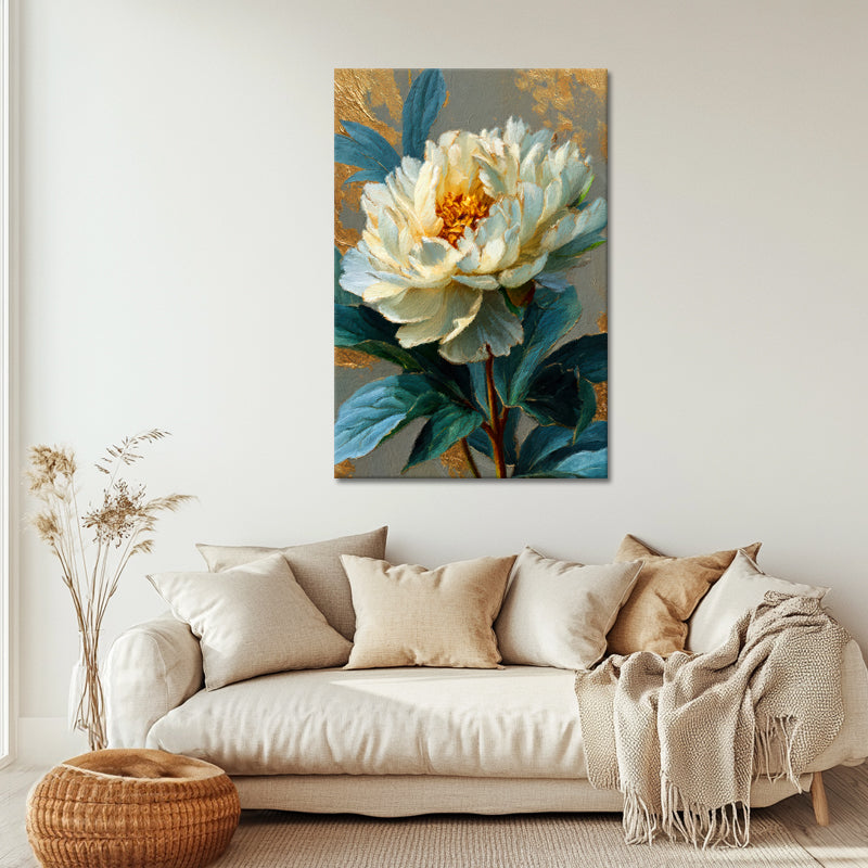 Expressieve Pioen Schilderij III