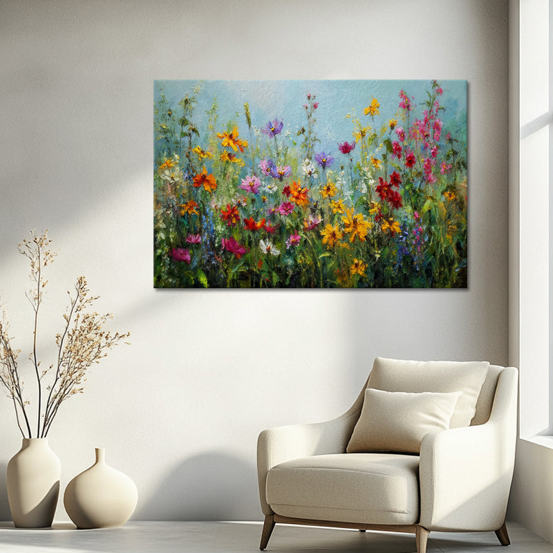 Wildblumenwiese-Kunstwerk