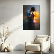 Liefde abstract schilderij