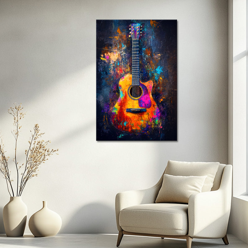 Gekleurde Gitaar II