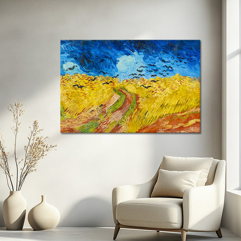 Weizenfeld mit Krähen - Van Gogh