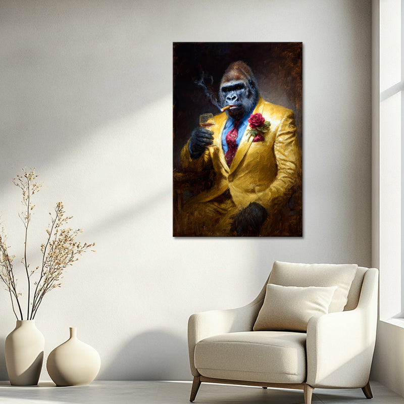 Stilvoller Gorilla