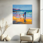 Sfeervol strandlandschap