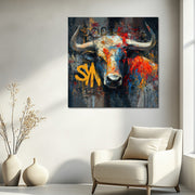Stier in der Street Art
