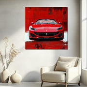 Ferrari Portofino Gemälde