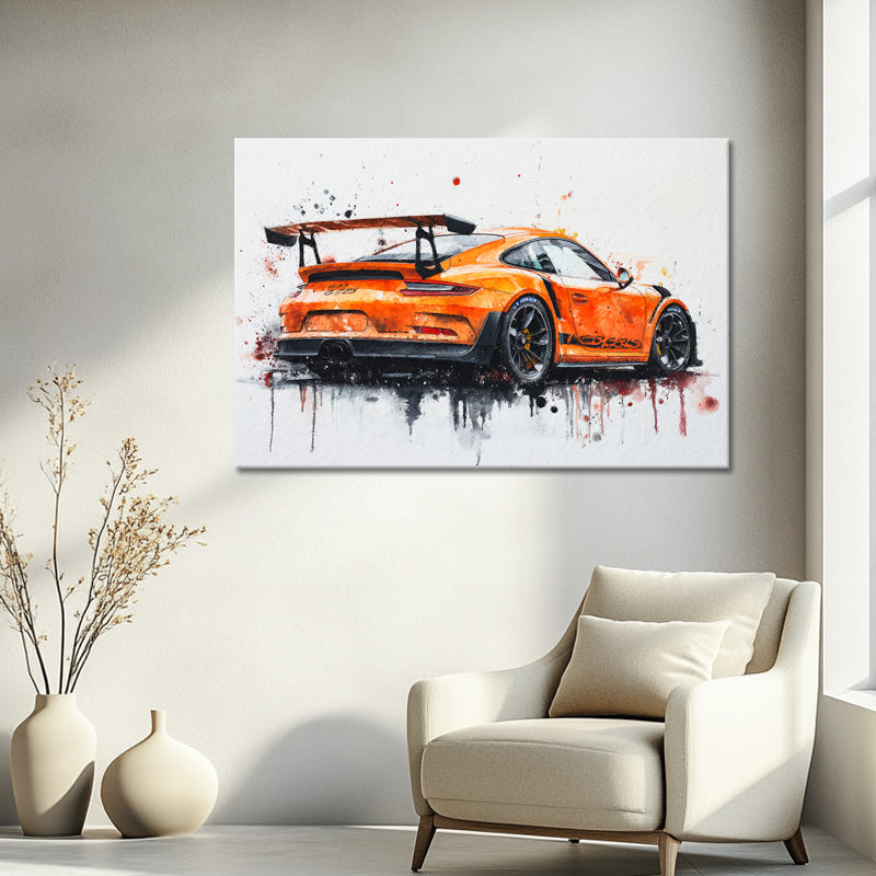 Porsche GT3 RS Car art