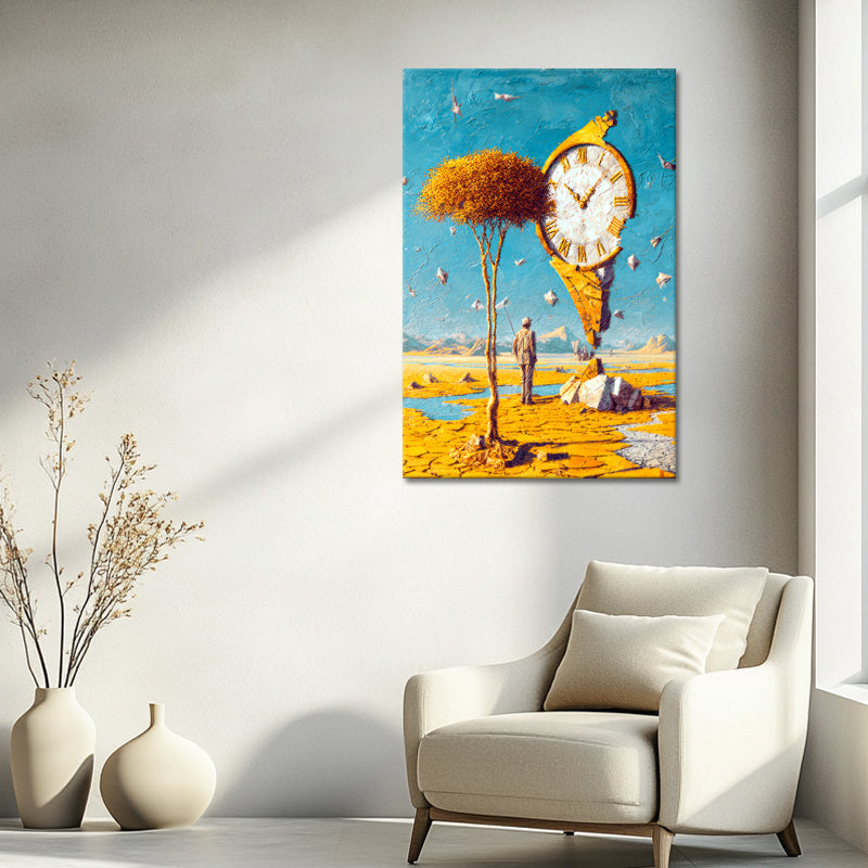 Surrealistische klok