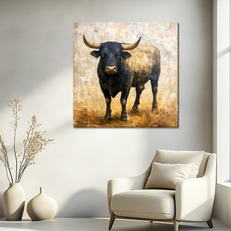 Stier in Donker Licht