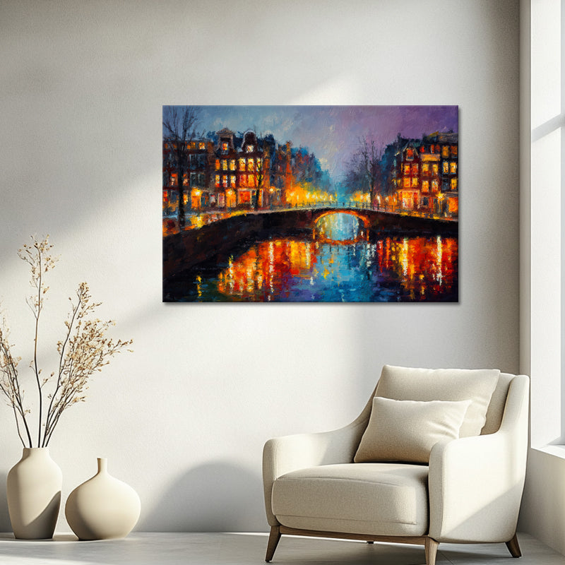 Amsterdamse Gracht bij Nacht