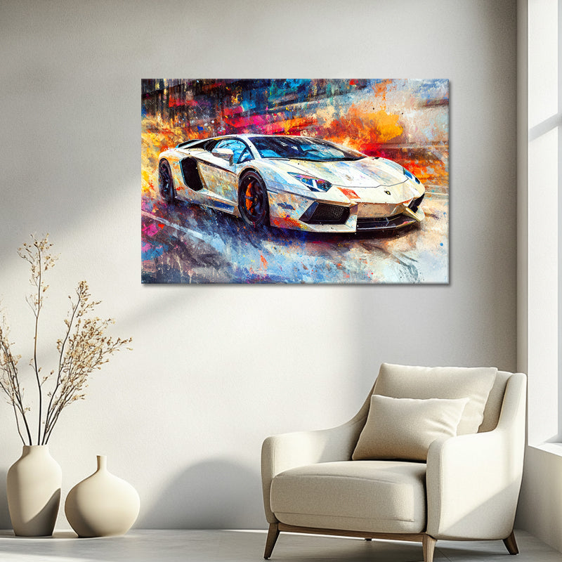 Lamborghini Aventador car dynamic